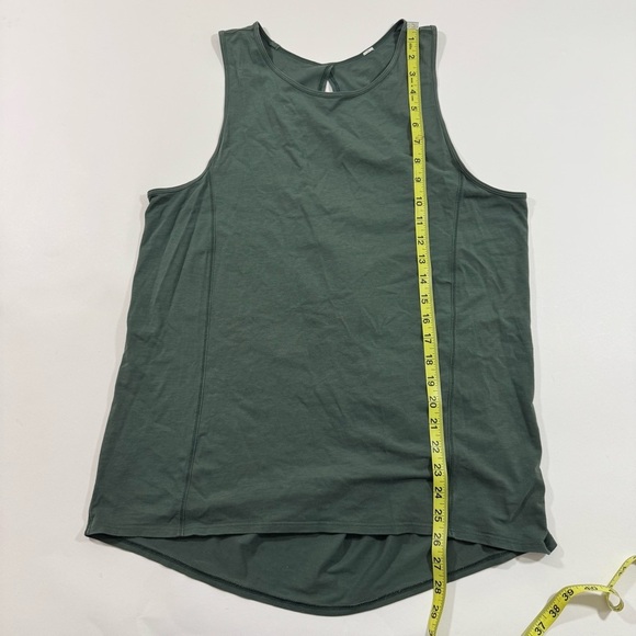 Lululemon Low Key Open Back Tank Top Green - Picture 5 of 6